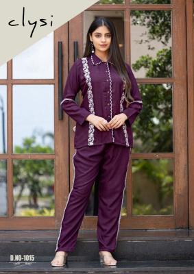 Clysi iris viscose slub coord sets Kurti suppliers in Delhi