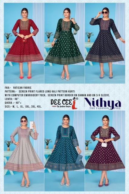 Deecee nithya indian designer kurtis online