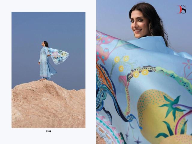 Deepsy suits sirene luxury lawn 25-2 Unstitched dress material in Jamnagar