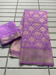 Finest elegant pure crepe khadi silk Trendy sarees for boutique