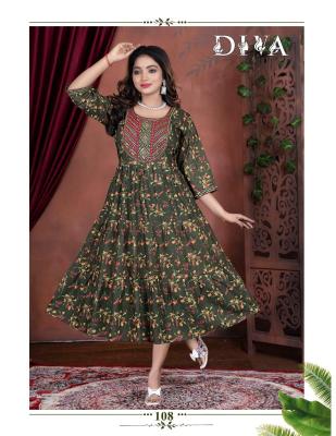 FT diva vol 13 Printed Kurtis in vadodra