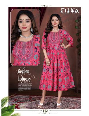 FT diva vol 13 Printed Kurtis in vadodra