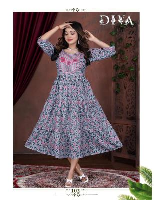 FT diva vol 13 Printed Kurtis in vadodra