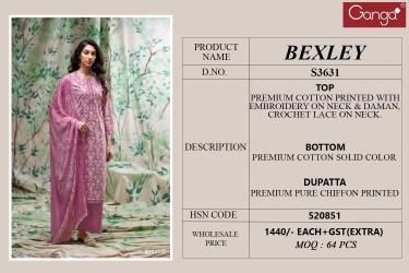 Ganga bexley 3631 Wholesale bridal dress materials