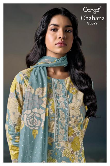 Ganga chahana 3629 Dress materials wholesale market in Hyderabad