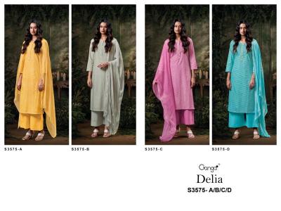 Ganga delia 3575 Dress materials wholesale market