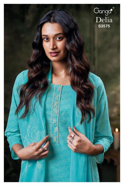 Ganga delia 3575 Dress materials wholesale market