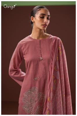 Ganga dyuthi 3615 Wholesale designer dress materials