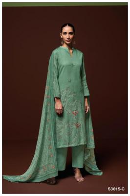 Ganga dyuthi 3615 Wholesale designer dress materials