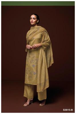 Ganga dyuthi 3615 Wholesale designer dress materials