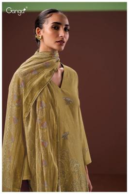 Ganga dyuthi 3615 Wholesale designer dress materials