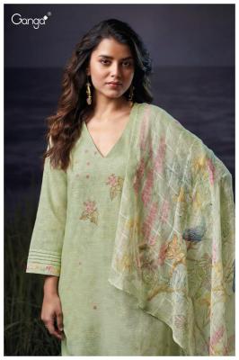 Ganga evanna 3555 Best dress material shops in Ahmedabad