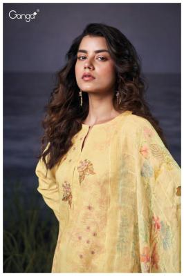 Ganga evanna 3555 Best dress material shops in Ahmedabad