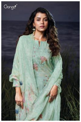 Ganga evanna 3555 Best dress material shops in Ahmedabad