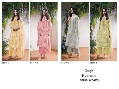 Ganga evaraah 3617 High-quality dress materials at wholesale prices