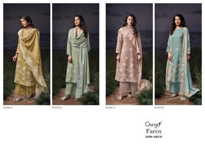 Ganga faren 3556 Wholesale dress material suppliers in Delhi