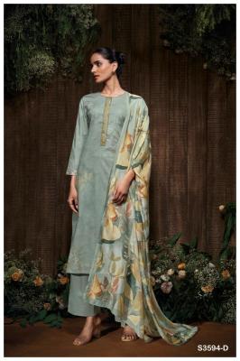 Ganga gitali 3594 Dress materials wholesale suppliers in Chennai