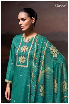 Ganga gulzara 3687 Cotton dress materials in Kolkata