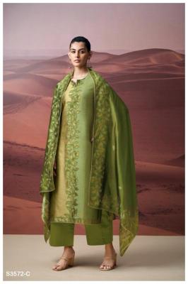 Ganga gwenn 3572 Printed dress material wholesale