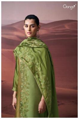 Ganga gwenn 3572 Printed dress material wholesale