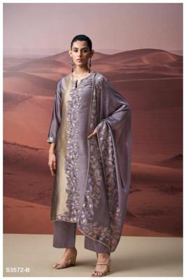 Ganga gwenn 3572 Printed dress material wholesale