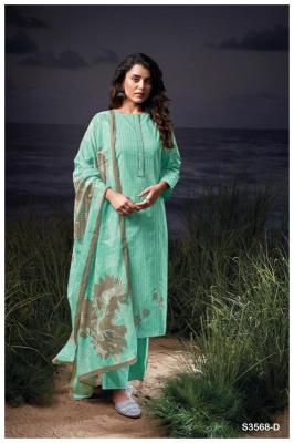 Ganga hadiya 3568 Fancy dress material wholesale in Hyderabad