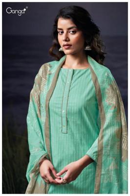 Ganga hadiya 3568 Fancy dress material wholesale in Hyderabad