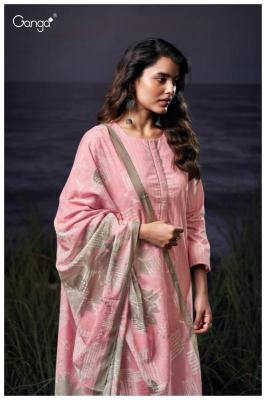 Ganga hadiya 3568 Fancy dress material wholesale in Hyderabad