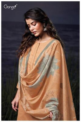 Ganga hadiya 3568 Fancy dress material wholesale in Hyderabad