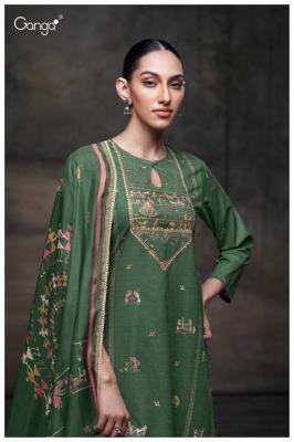 Ganga ipsita 3678 Printed dress material wholesalers 