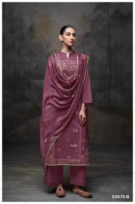 Ganga ipsita 3678 Printed dress material wholesalers 