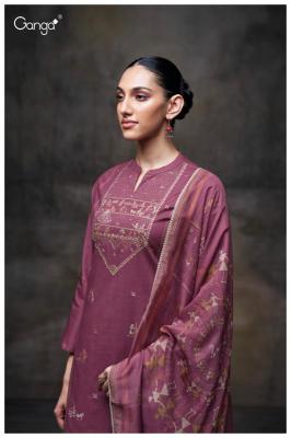 Ganga ipsita 3678 Printed dress material wholesalers 