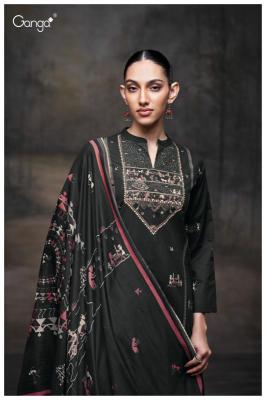 Ganga ipsita 3678 Printed dress material wholesalers 