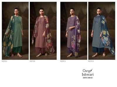 Ganga ishwari 3578 Dress materials wholesale in kolkata