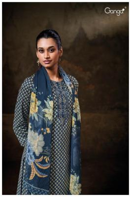 Ganga ishwari 3578 Dress materials wholesale in kolkata