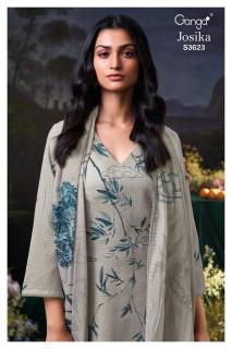 Ganga josika 3623 Unstitched dress material wholesale in Delhi
