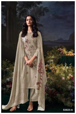 Ganga josika 3623 Unstitched dress material wholesale in Delhi