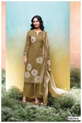 Ganga kalani 3679 Wholesale dress materials in India