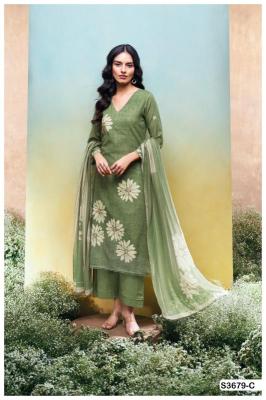Ganga kalani 3679 Wholesale dress materials in India