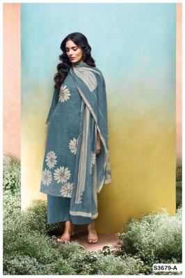 Ganga kalani 3679 Wholesale dress materials in India