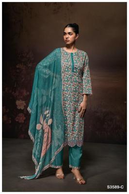 Ganga luraa 3589 Wholesale cotton dress materials