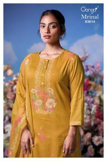 Ganga mrinal 3614 Designer dress materials wholesale in Hyderabad