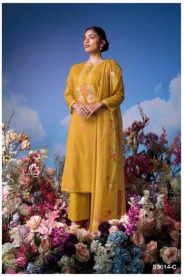 Ganga mrinal 3614 Designer dress materials wholesale in Hyderabad