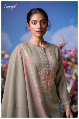 Ganga mrinal 3614 Designer dress materials wholesale in Hyderabad