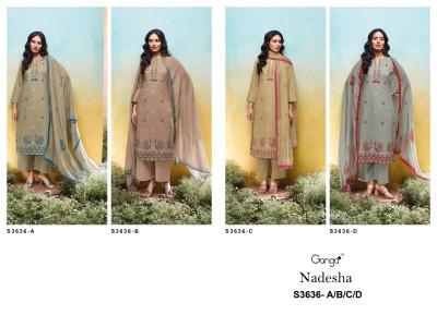 Ganga nadesha 3636 Surat dress material wholesale market