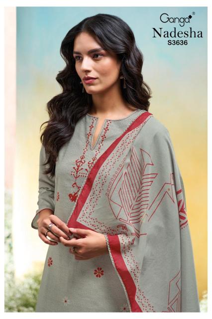 Ganga nadesha 3636 Surat dress material wholesale market