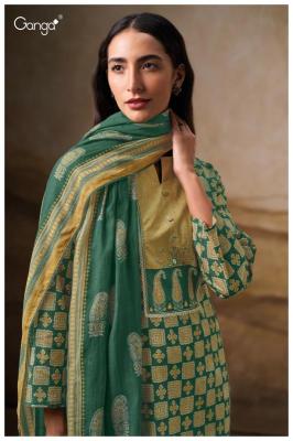Ganga naira 3703 Wholesale dress material catalogs
