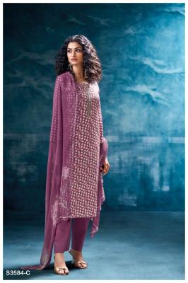 Ganga nivritti 3584 Surat dress materials catalogue
