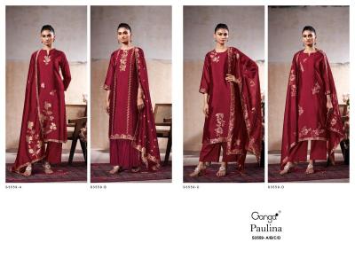 Ganga paulina 3559 Bulk dress materials in Hydrabad
