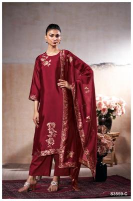 Ganga paulina 3559 Bulk dress materials in Hydrabad